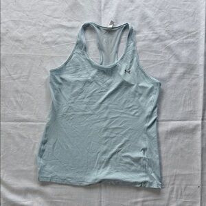 Light Blue Under Armour Workout Tank Top